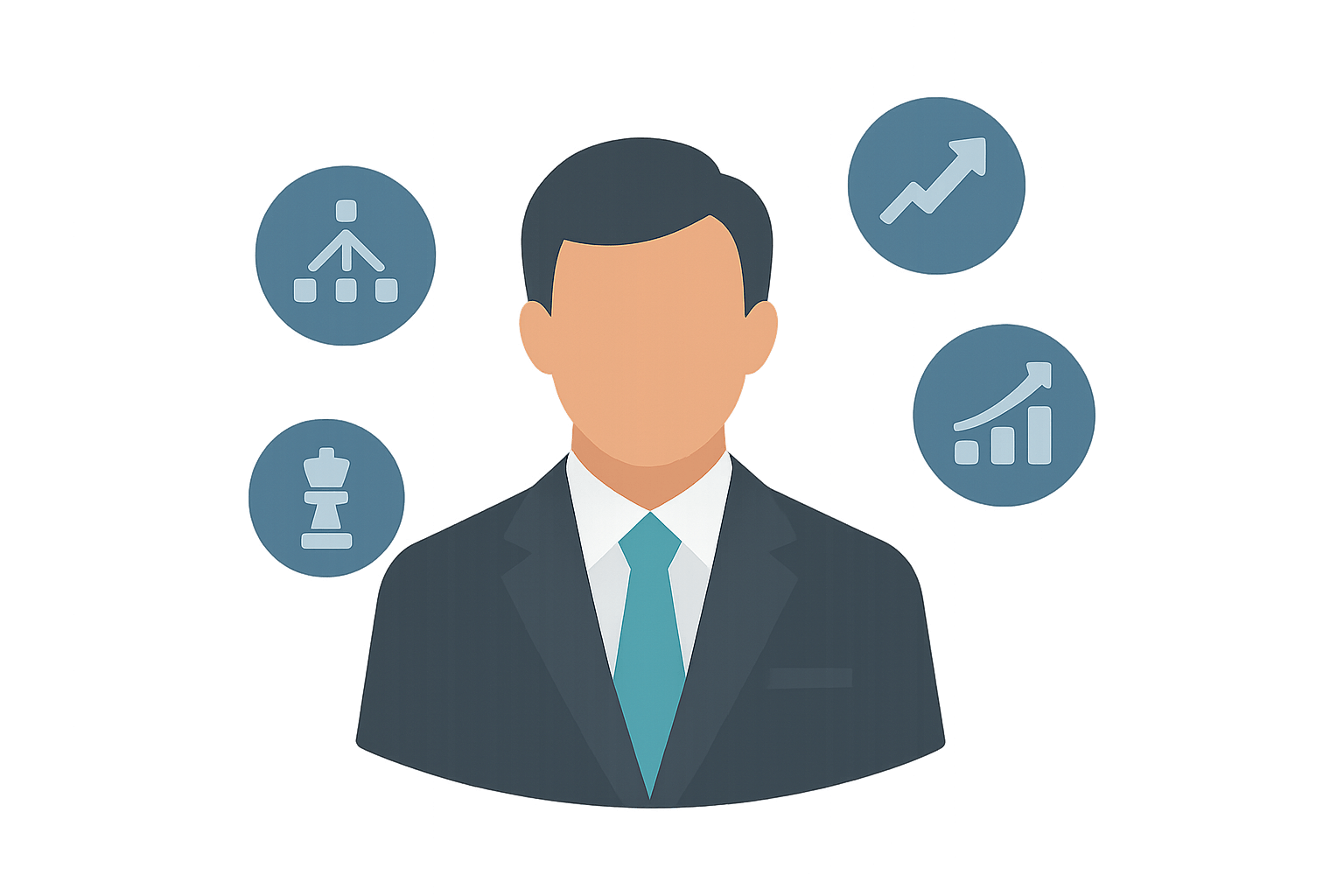 Professional avatar representing a CEO of an indie game studio