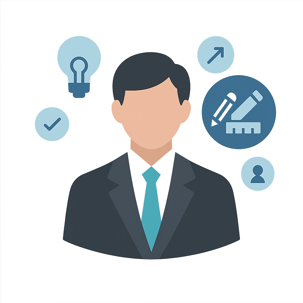 Professional avatar representing a creative director in game development